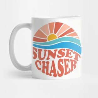 Sunset Chaser retro sunset Mug